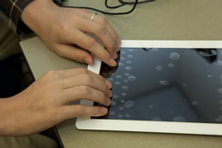 Braille screen cover para sa I-Pad
